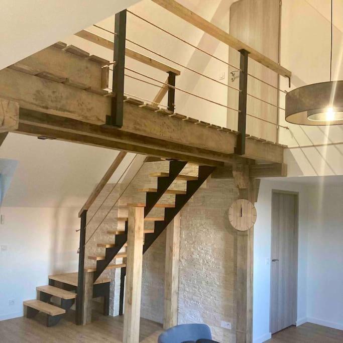 Appartement Au Calme Entre Terre Et Mer. Proche Honfleur バヌルヴィル・ラ・ベルトラン エクステリア 写真