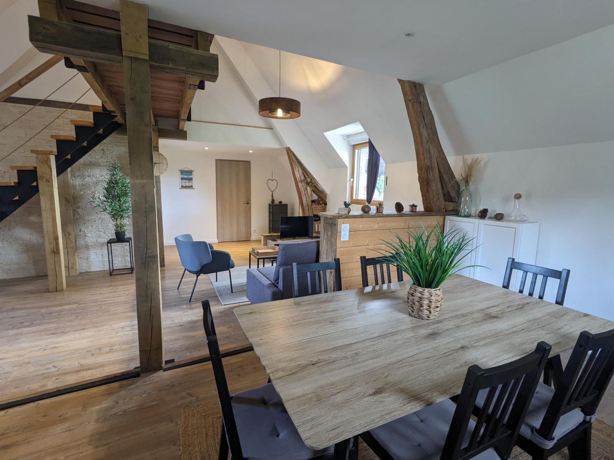 Appartement Au Calme Entre Terre Et Mer. Proche Honfleur バヌルヴィル・ラ・ベルトラン エクステリア 写真