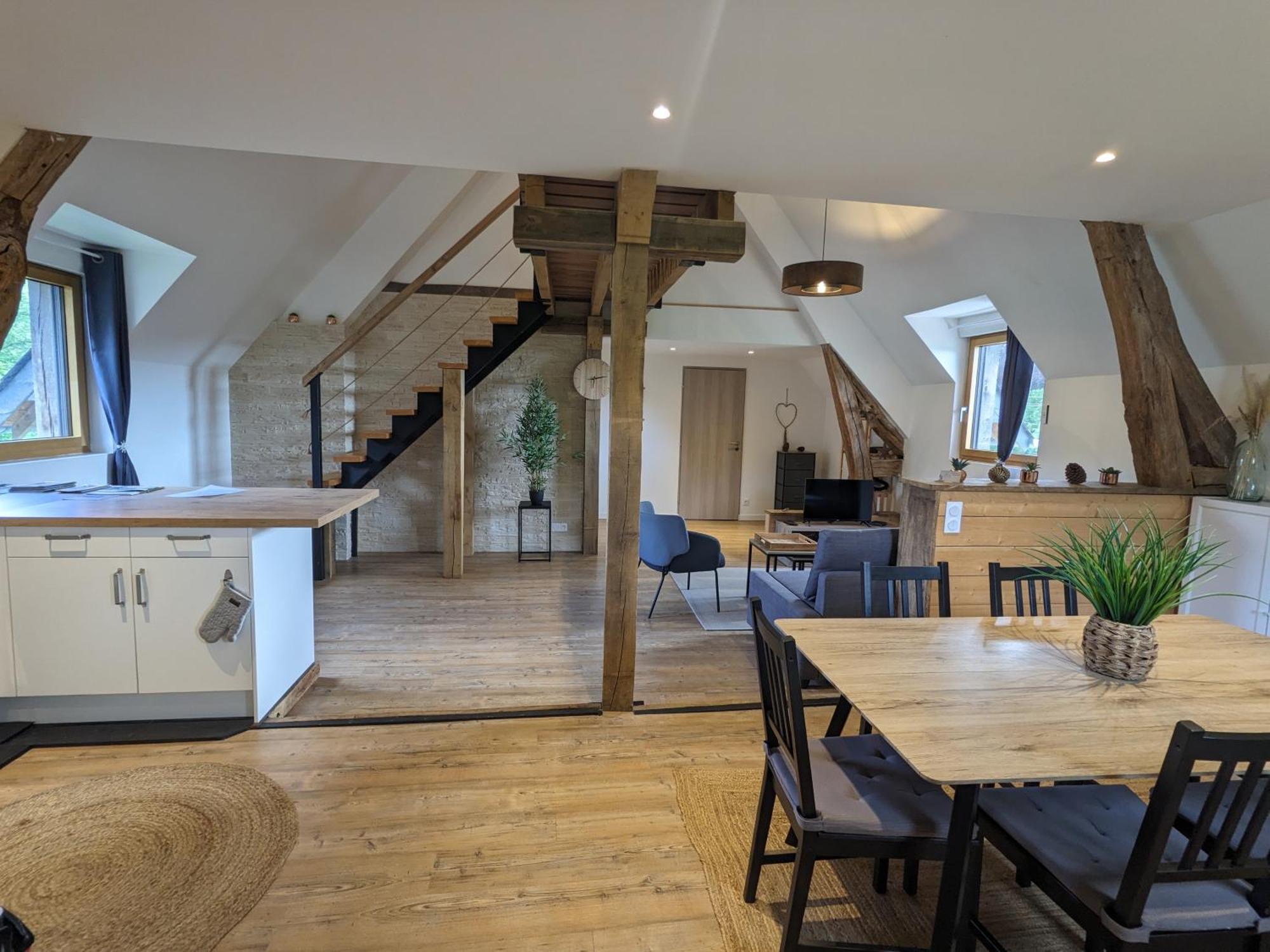 Appartement Au Calme Entre Terre Et Mer. Proche Honfleur バヌルヴィル・ラ・ベルトラン エクステリア 写真
